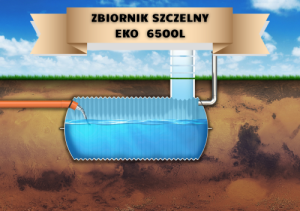 Zbiornik bezodpływowy typu EKO 6500l 